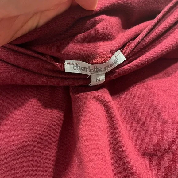 Charlotte Russe Maroon Mini Skirt Size M Y2K Mini Skirt - Picture 3 of 4